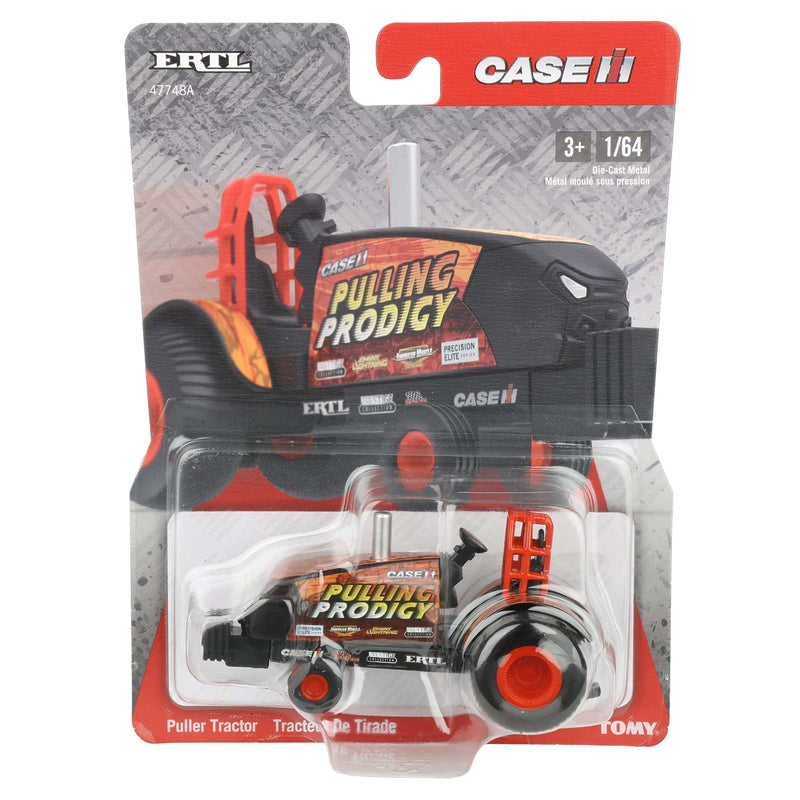 Set of 2 ~ 1/64 Case IH Magnum "Raving Red" & "Pulling Prodigy" Pulling Tractors by ERTL