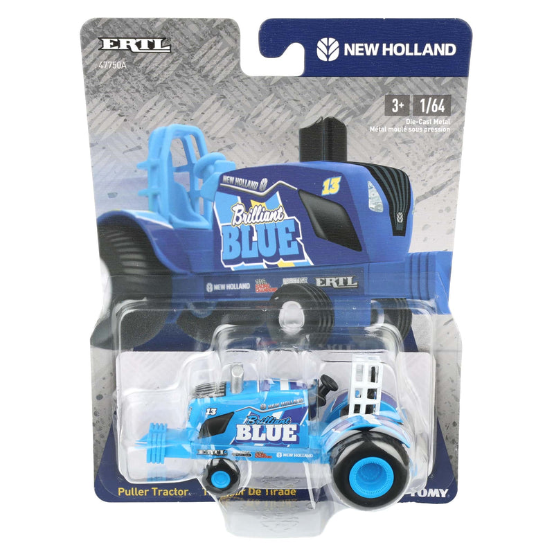 Chase Unit ~ 1/64 New Holland "Brilliant Blue" Pulling Tractor by ERTL