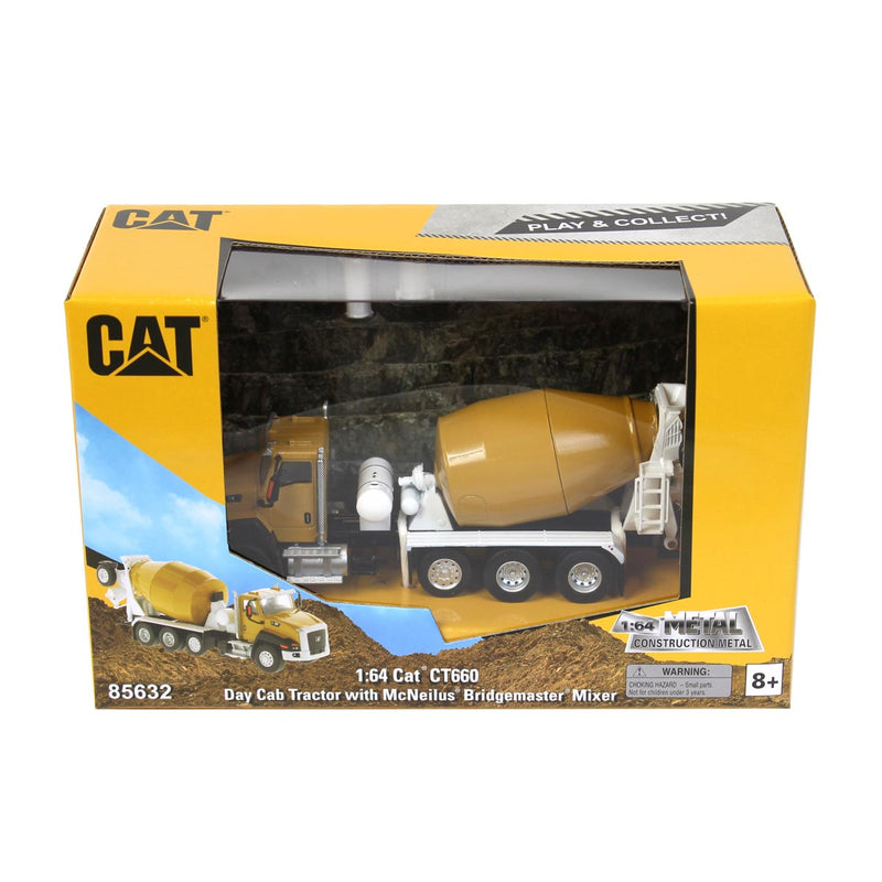 1/64 Caterpillar CT660 McNeilus Bridgemaster Concrete Mixer by Diecast Masters