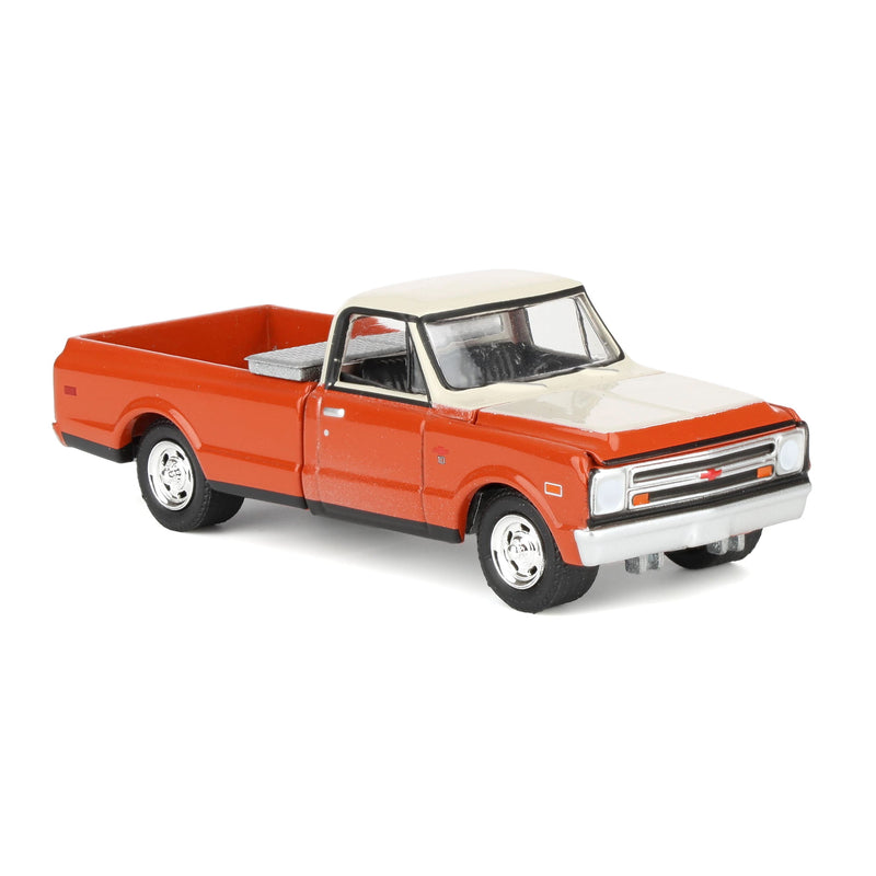 1/64 1968 Chevrolet C-10 with Toolbox, Red, Down on the Farm Series 11