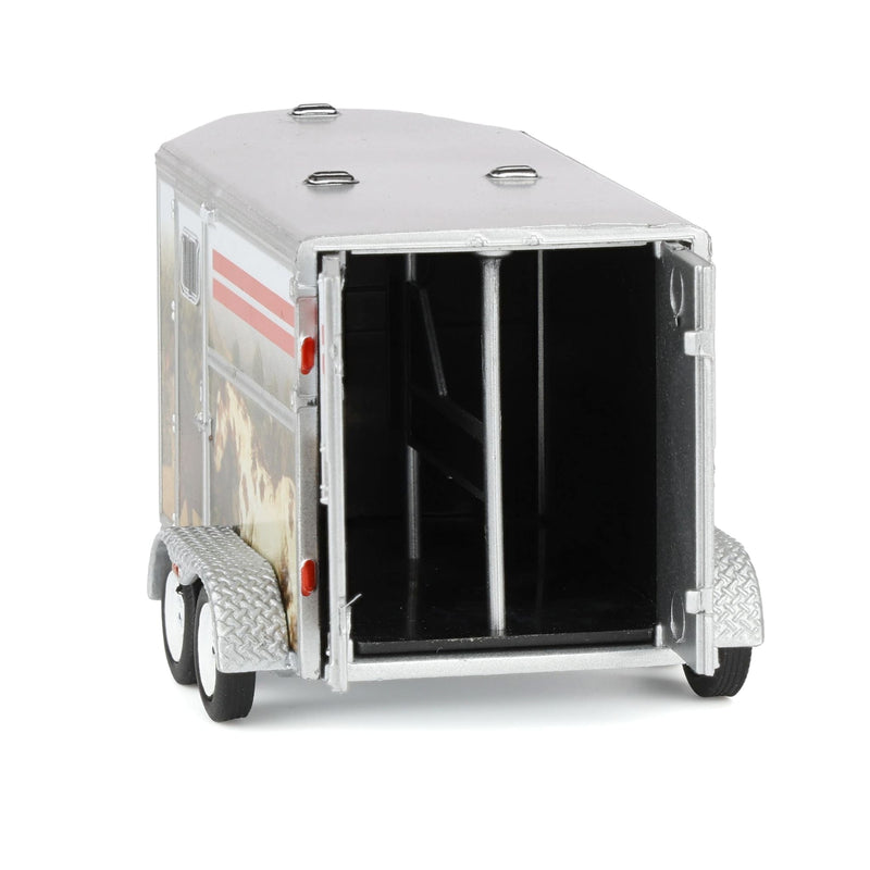 1/64 Horse Trailer with Custom Horse Wrap, Down on the Farm Series 11