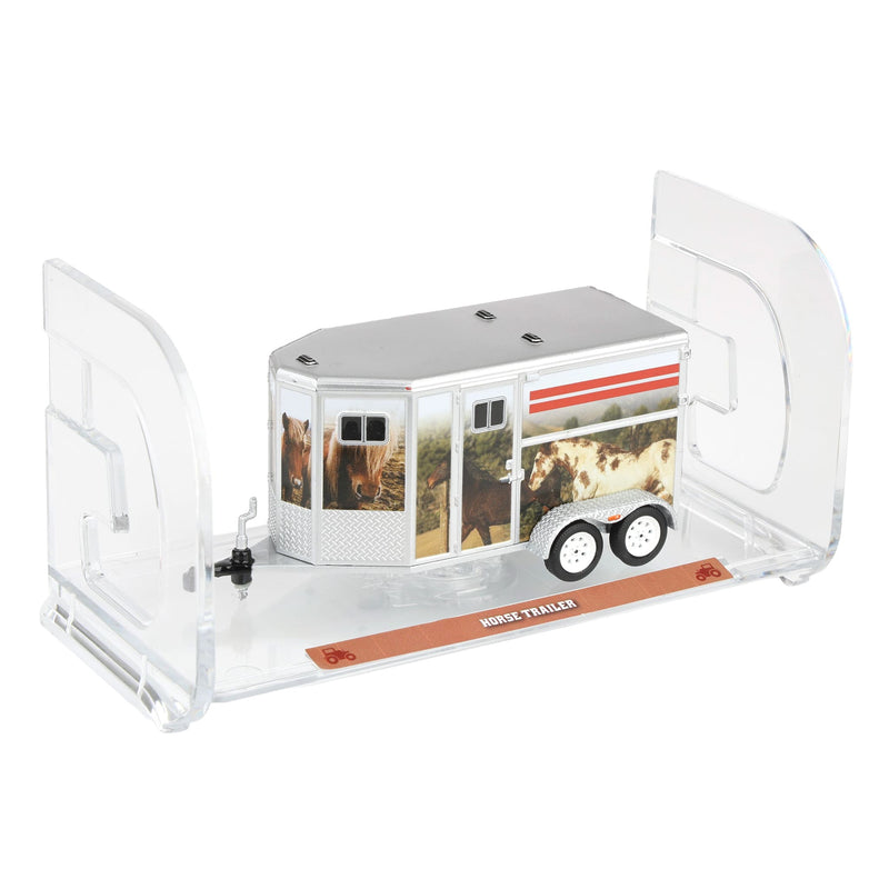 1/64 Horse Trailer with Custom Horse Wrap, Down on the Farm Series 11