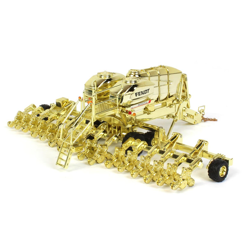 Gold Chrome ~ 1/64 High Detail Fendt Momentum 16 Row Planter by SpecCast