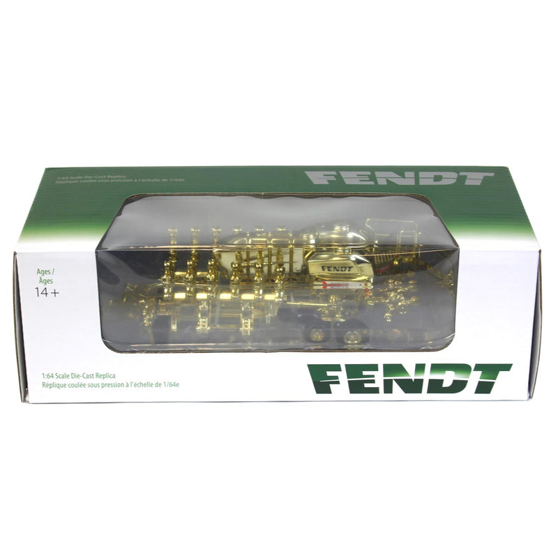 Gold Chrome ~ 1/64 High Detail Fendt Momentum 16 Row Planter by SpecCast