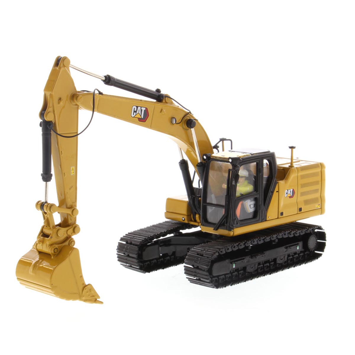 1/50 Caterpillar 323 Hydraulic Excavator with 4 New Work Tools