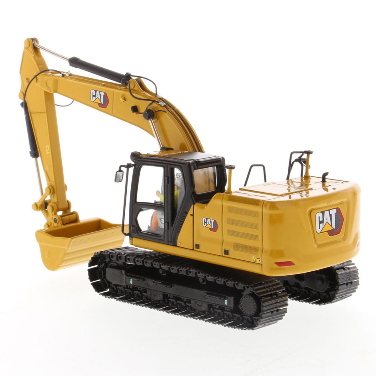 1/50 Caterpillar 323 Hydraulic Excavator with 4 New Work Tools