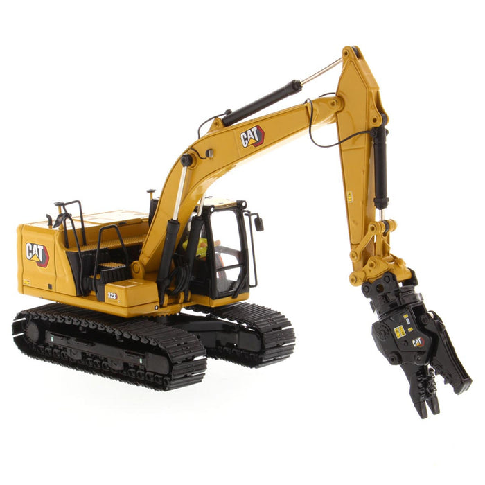 1/50 Caterpillar 323 Hydraulic Excavator with 4 New Work Tools- Next Generation