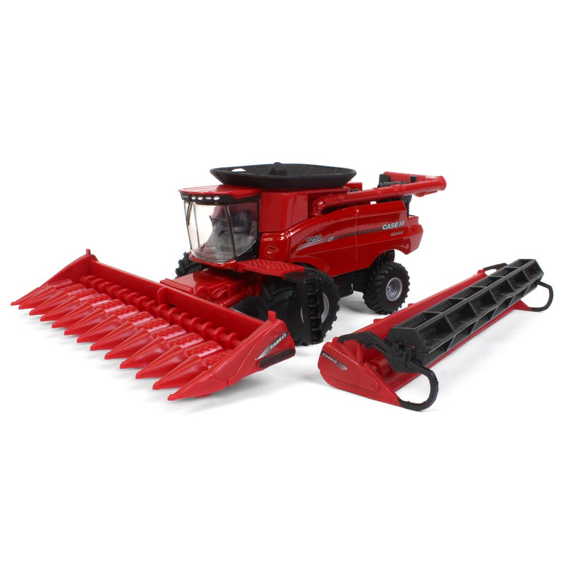 1/64 Case IH Axial-Flow 7250 Combine with Corn & Grain Heads