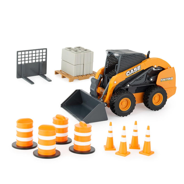 1/16 Big Farm Case SV280 Skid Steer Set with Accessories