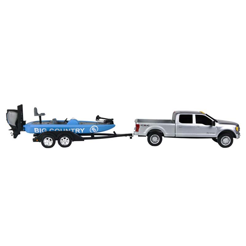 1/20 Bass Fishing Set with Ford F-250 Truck & Bass Boat by Big Country Toys