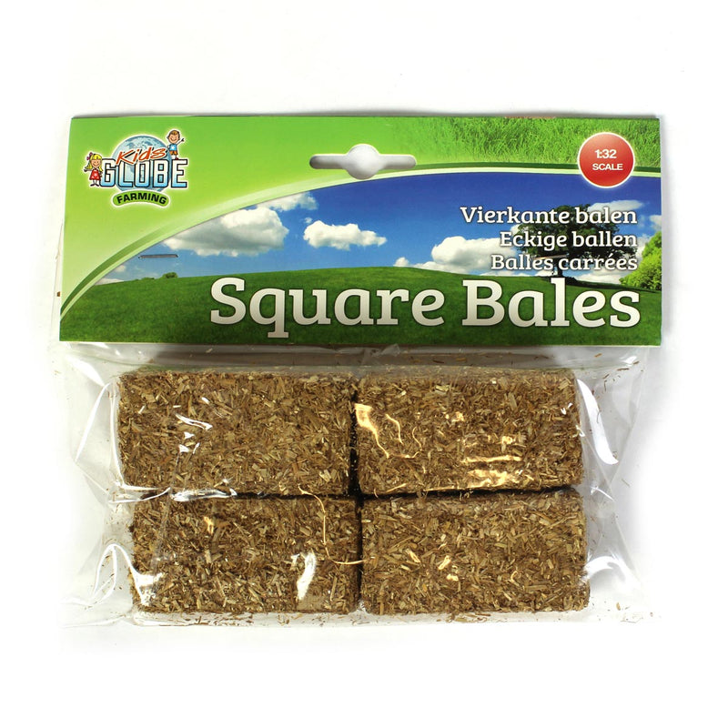 1/32 Pack of 4 Rectangular Straw Bales