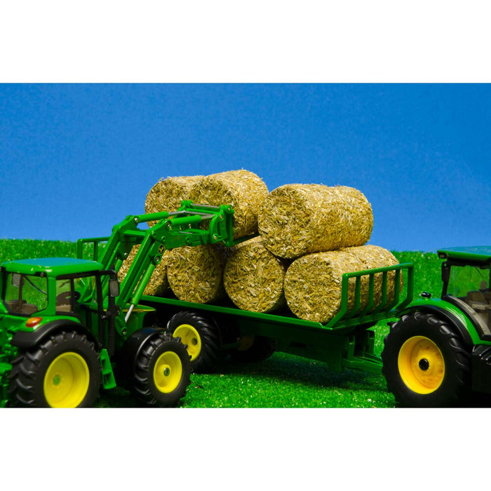 1/32 Pack of 4 Round Straw Bales