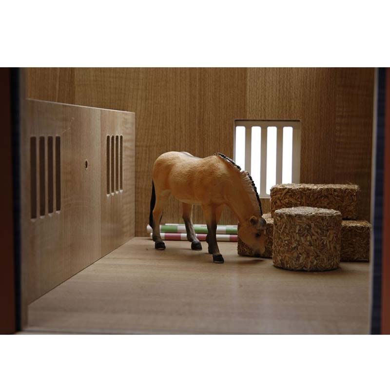(B&D) 1/24 Horse Stable with 2 Stalls and Storage Room - Damaged Item