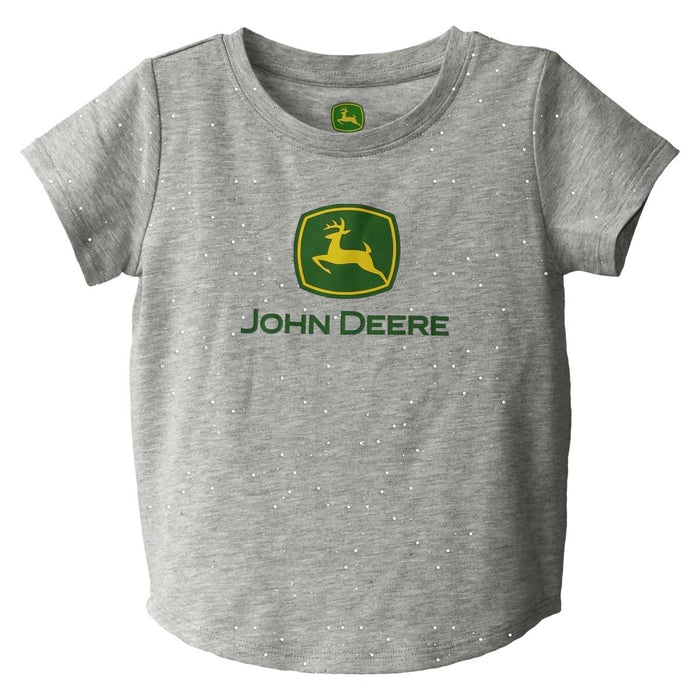 John Deere Logo Girls Juvy Short Sleeve T-Shirt