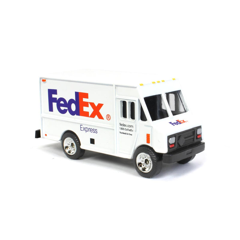 (B&D) 1/64 FedEx Express Step Diecast Delivery Truck - Damaged Box