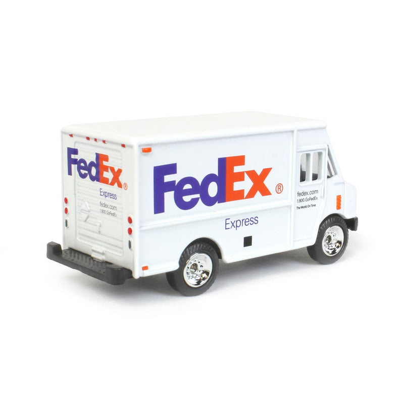 (B&D) 1/64 FedEx Express Step Diecast Delivery Truck - Damaged Box