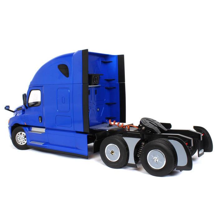 (B&D) 1/16 Radio Control Freightliner Cascadia Truck with Raised Roof Sleeper Cab, Made of Durable Plastic - Damaged Item