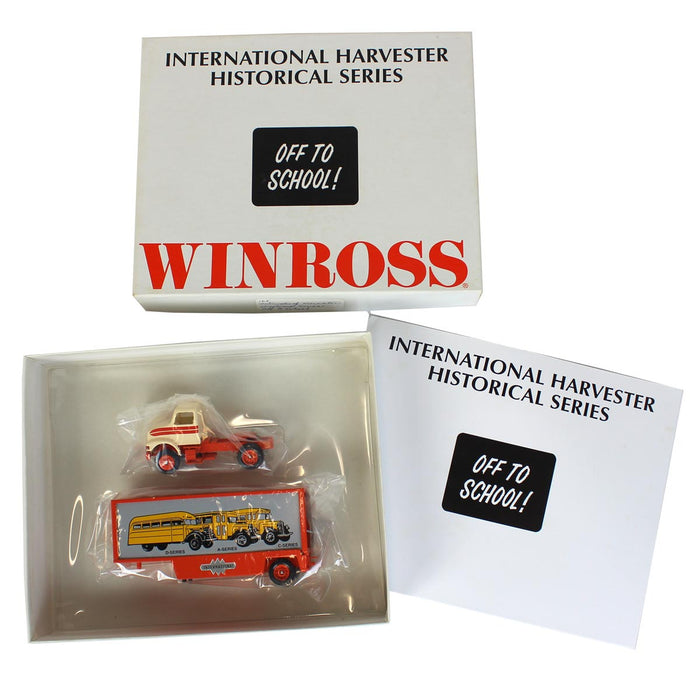 1/64 International Harvester Historical Series #8 "Off to School!" Semi by Winross