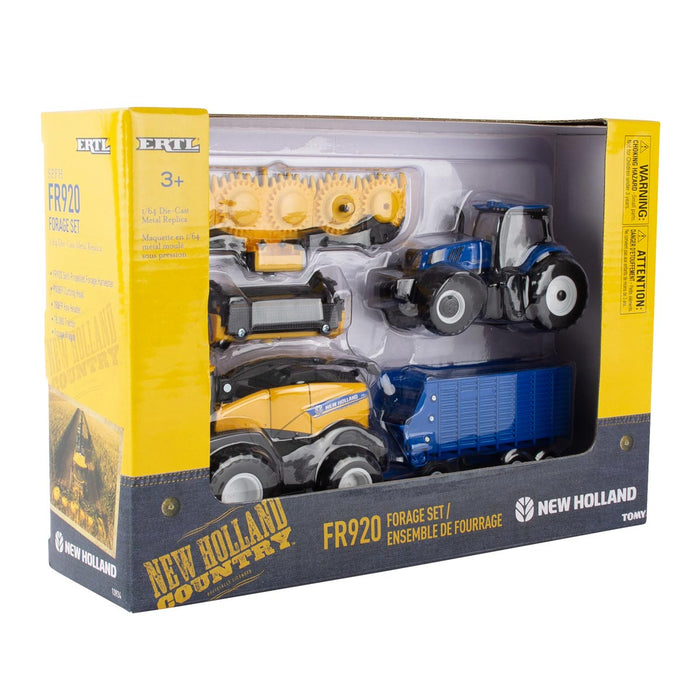 1/64 New Holland 3 Piece Forage Harvester Set