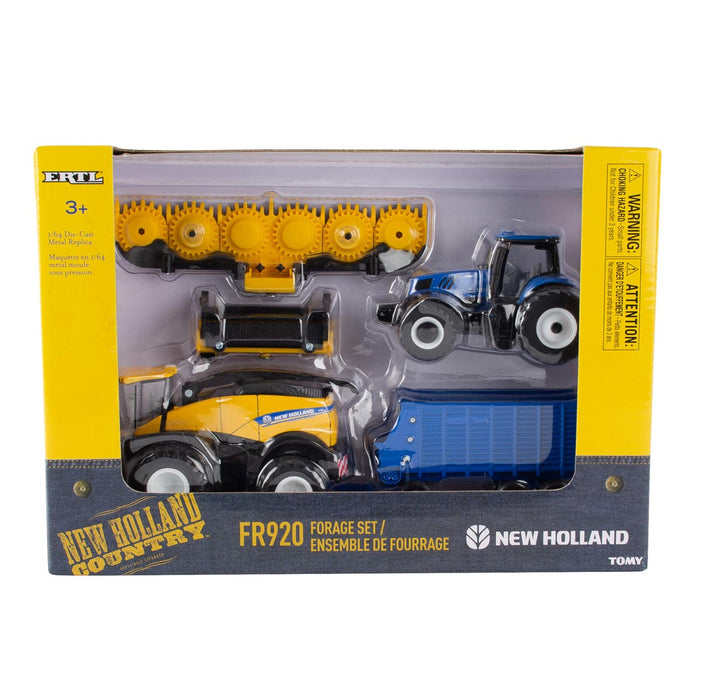 1/64 New Holland 3 Piece Forage Harvester Set