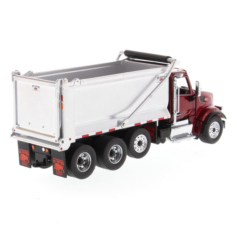 1/50 Peterbilt Model 567 SFFA Tandem Axle Dump Truck with Pusher Axle by Diecast Masters