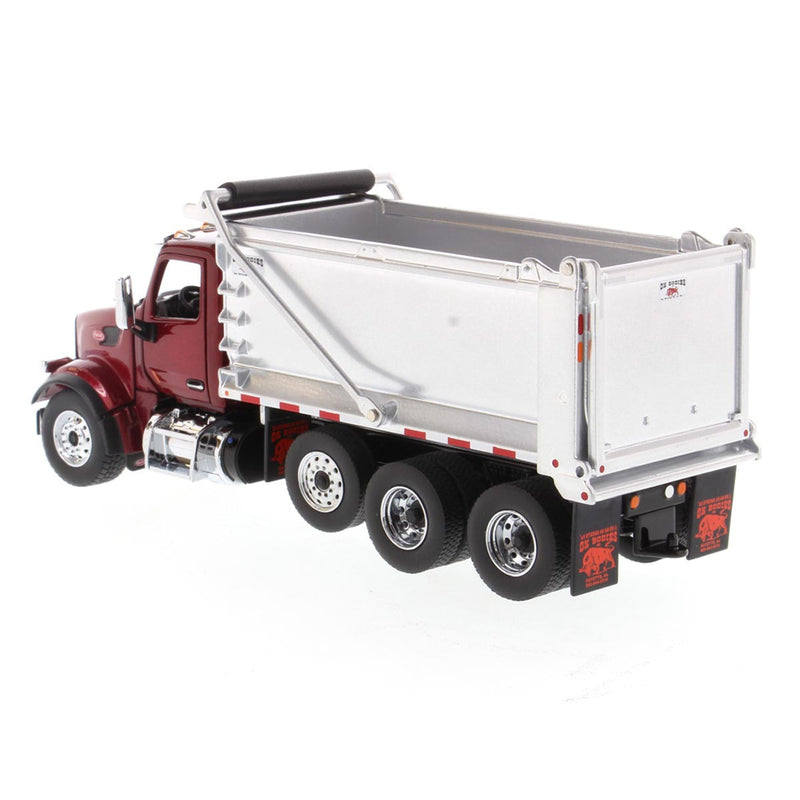 1/50 Peterbilt Model 567 SFFA Tandem Axle Dump Truck with Pusher Axle by Diecast Masters