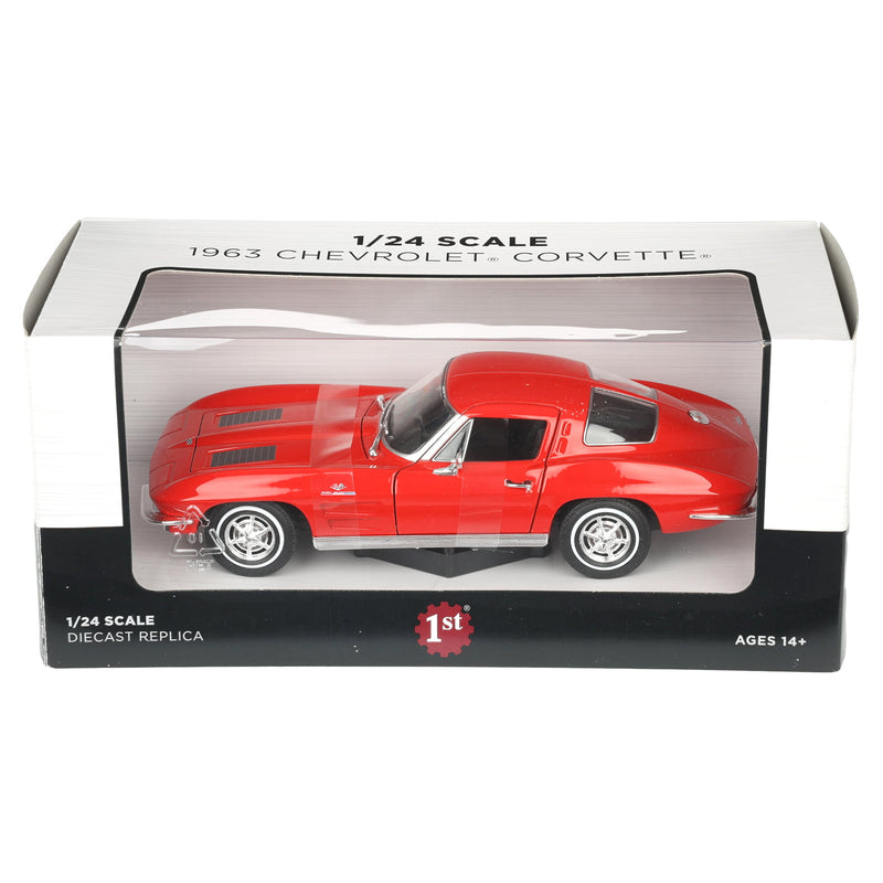 1/24 1963 Chevrolet Corvette by First Gear, Red