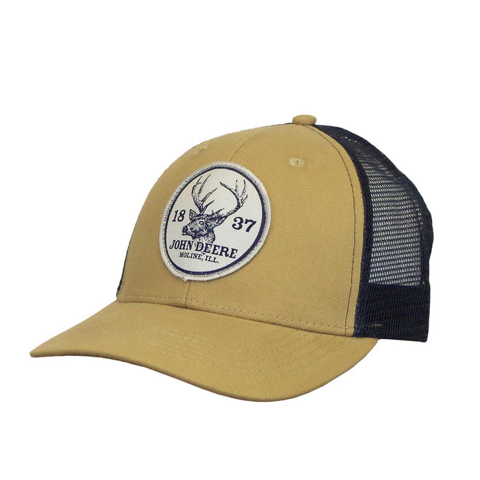 John Deere Yellow Twill & Navy Mesh Cap