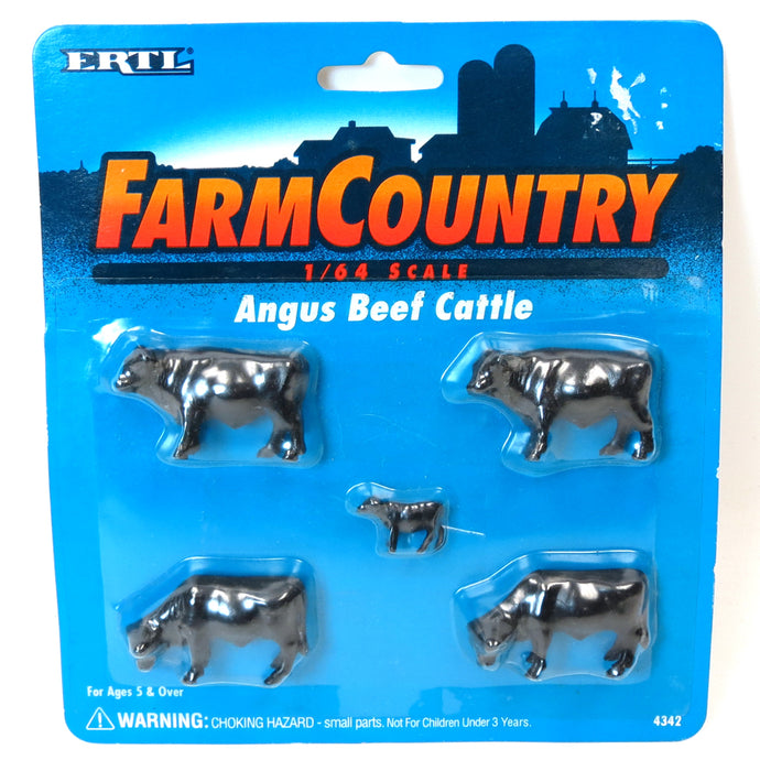 1/64 Angus Beef Cattle and Calf by ERTL