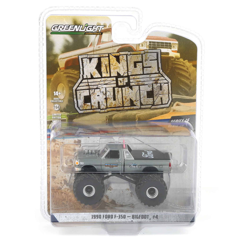 Raw Chase ~ 1/64 1990 Ford F-350, Bigfoot #4, Kings of Crunch Series 16