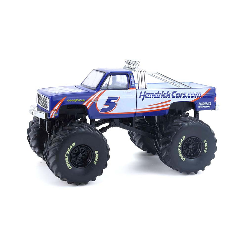 1/64 1981 Chevrolet K20 Monster Truck, Kyle Larson #5 HendrickCars.com, Kings of Crunch Hendrick Motorsports Edition