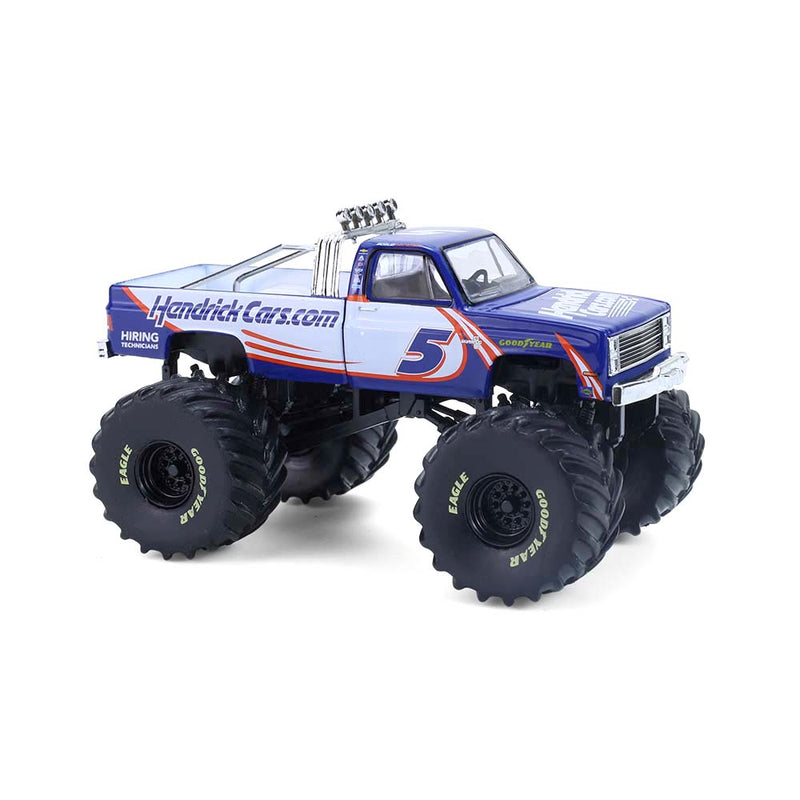 1/64 1981 Chevrolet K20 Monster Truck, Kyle Larson #5 HendrickCars.com, Kings of Crunch Hendrick Motorsports Edition