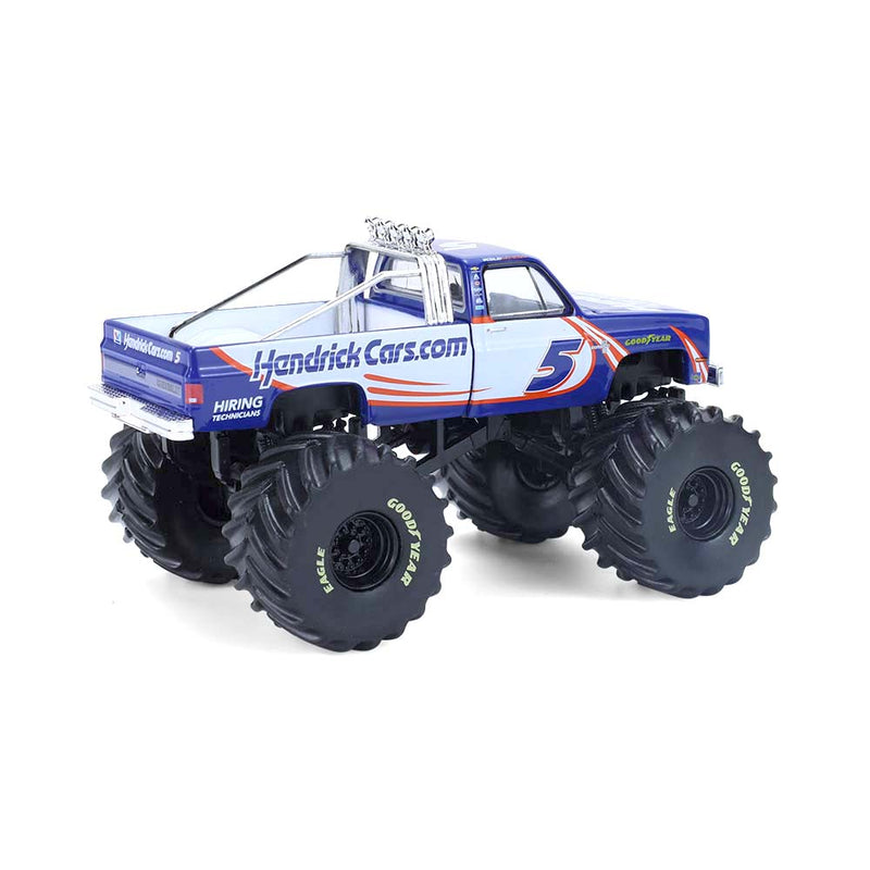 1/64 1981 Chevrolet K20 Monster Truck, Kyle Larson #5 HendrickCars.com, Kings of Crunch Hendrick Motorsports Edition