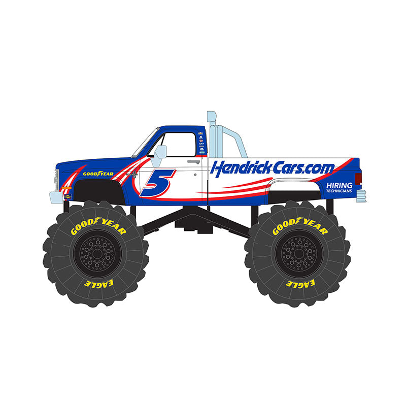 1/64 1981 Chevrolet K20 Monster Truck, #5 HendrickCars.com, Kings of Crunch Hendrick Motorsports Edition