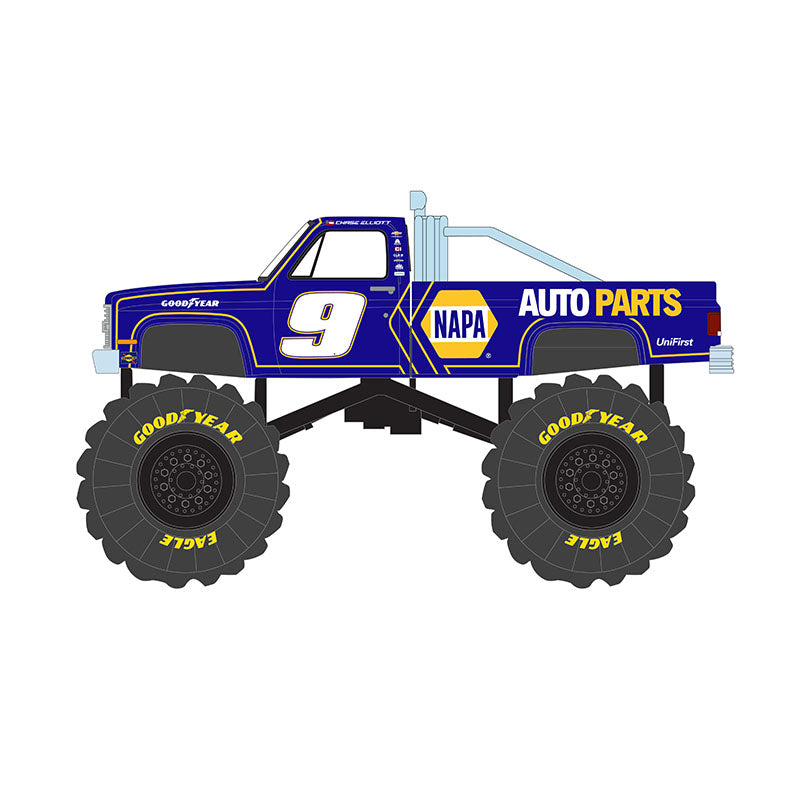 1/64 1984 Chevrolet C-20 Monster Truck, #9 NAPA, Kings of Crunch Hendrick Motorsports Edition