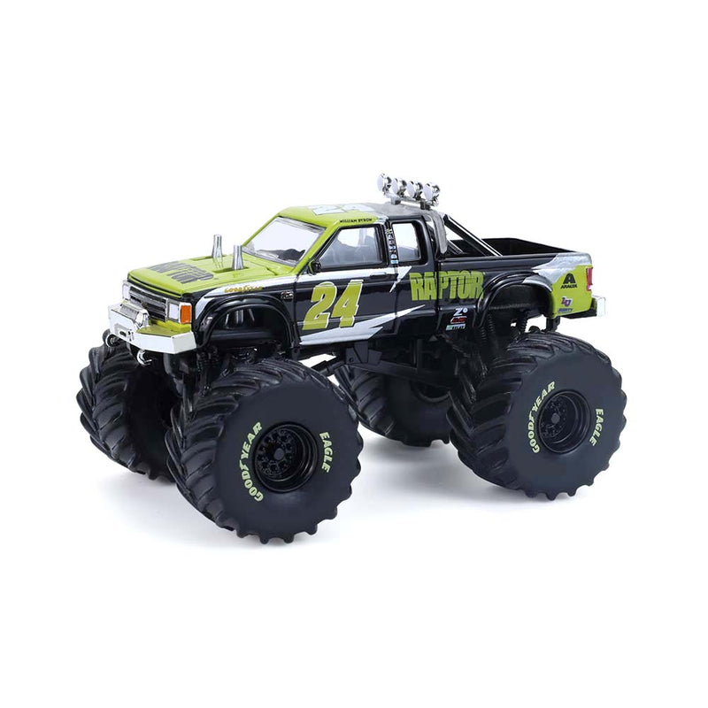 1/64 1986 Chevrolet S-10 Extended Cab Monster Truck, William Byron #24 Raptor, Kings of Crunch Hendrick Motorsports Edition