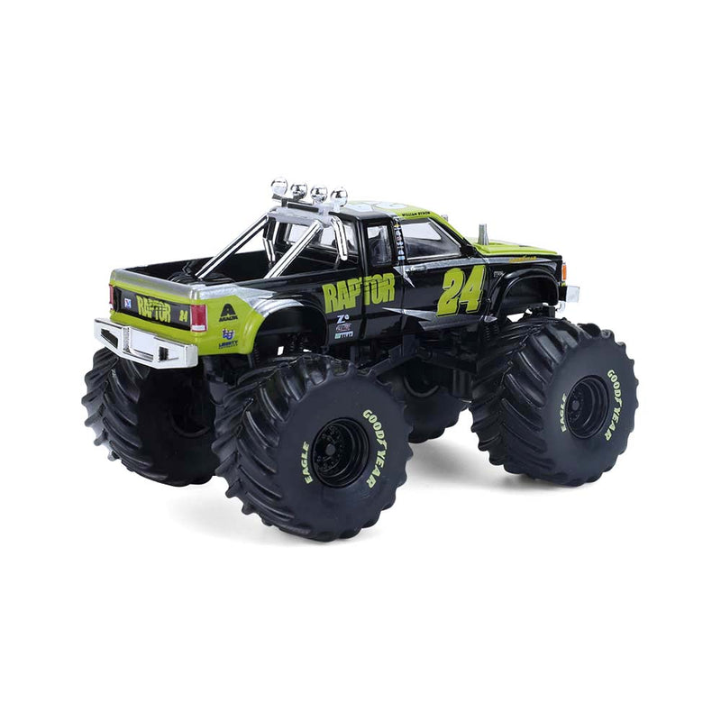 1/64 1986 Chevrolet S-10 Extended Cab Monster Truck, William Byron #24 Raptor, Kings of Crunch Hendrick Motorsports Edition