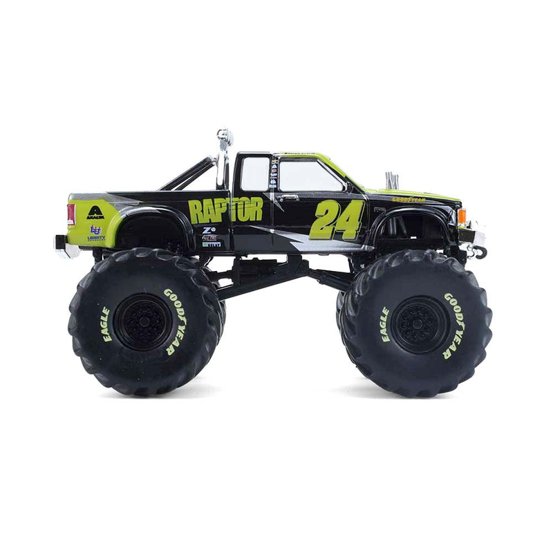 1/64 1986 Chevrolet S-10 Extended Cab Monster Truck, William Byron #24 Raptor, Kings of Crunch Hendrick Motorsports Edition