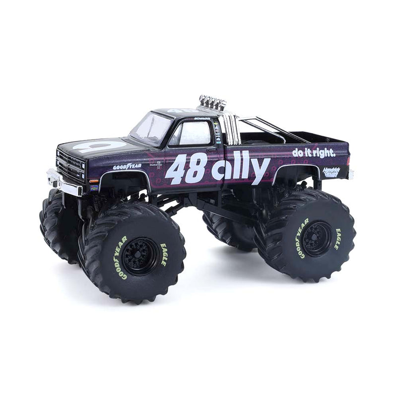 1/64 1984 Chevrolet Silverado Monster Truck, Alex Bowman #48 Ally, Kings of Crunch Hendrick Motorsports Edition