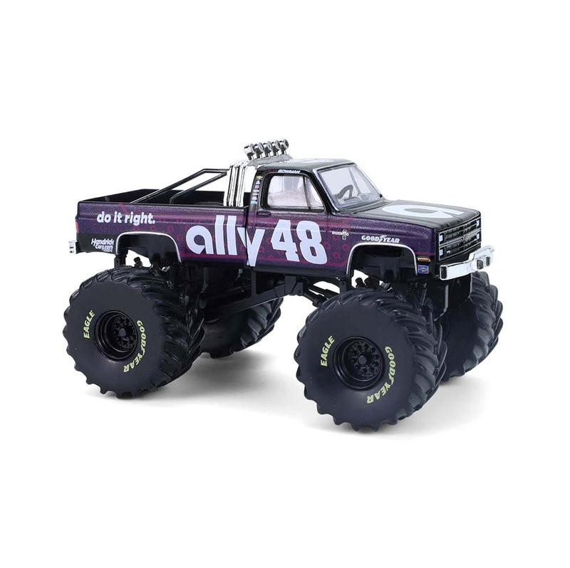 1/64 1984 Chevrolet Silverado Monster Truck, Alex Bowman #48 Ally, Kings of Crunch Hendrick Motorsports Edition