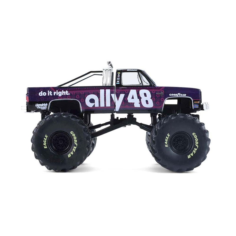 1/64 1984 Chevrolet Silverado Monster Truck, Alex Bowman #48 Ally, Kings of Crunch Hendrick Motorsports Edition