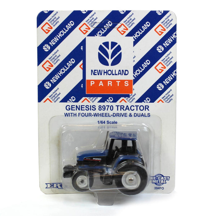 1/64 Ford Genesis 8970 Tractor with Cab, Duals and FWA by ERTL
