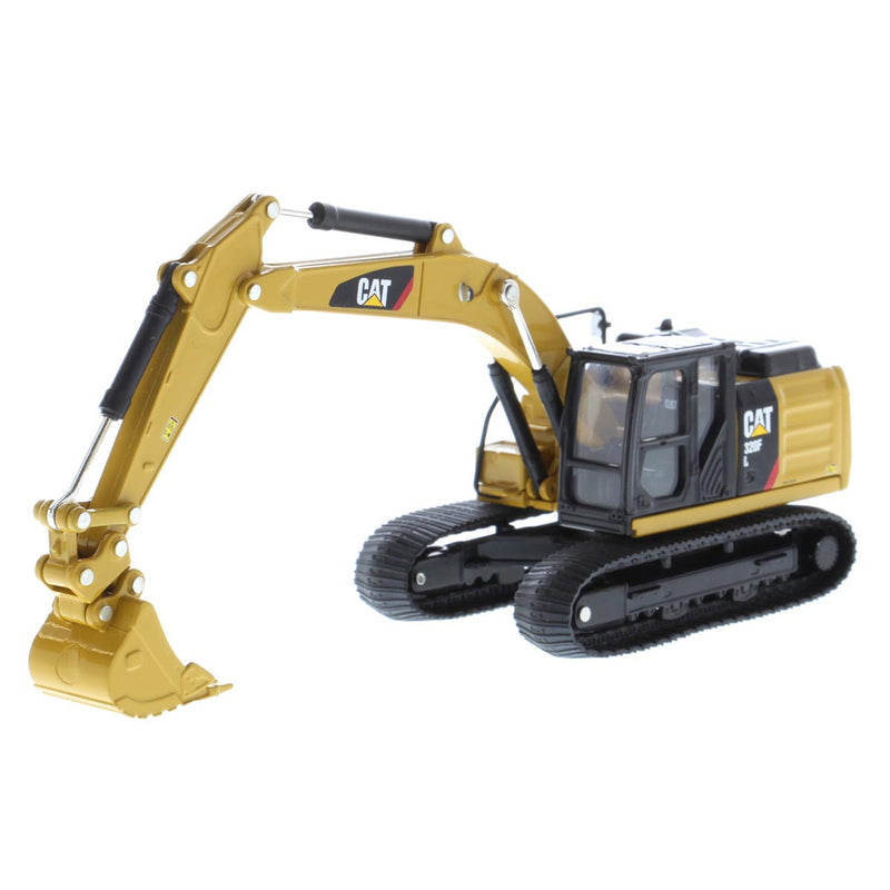 1/64 Caterpillar 320F L Hydraulic Excavator with 5 Work Tools, Diecast Masters Play & Collect