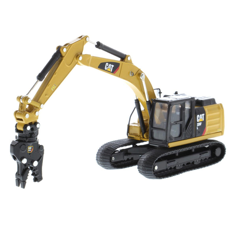 1/64 Caterpillar 320F L Hydraulic Excavator with 5 Work Tools, Diecast Masters Play & Collect