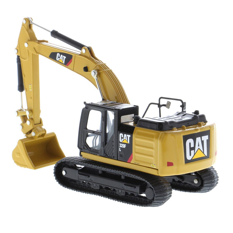 1/64 Caterpillar 320F L Hydraulic Excavator with 5 Work Tools, Diecast Masters Play & Collect