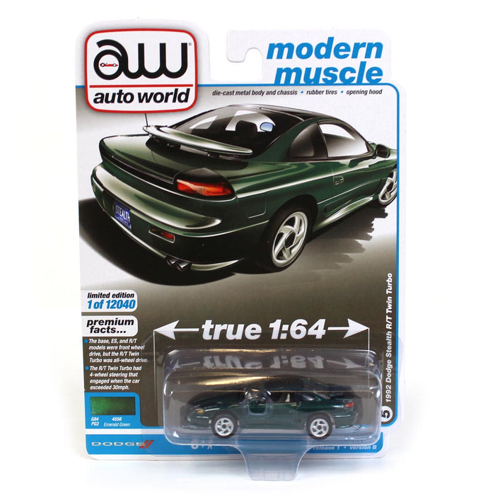 1/64 1992 Dodge Stealth R/T, Emerald Green by Auto World
