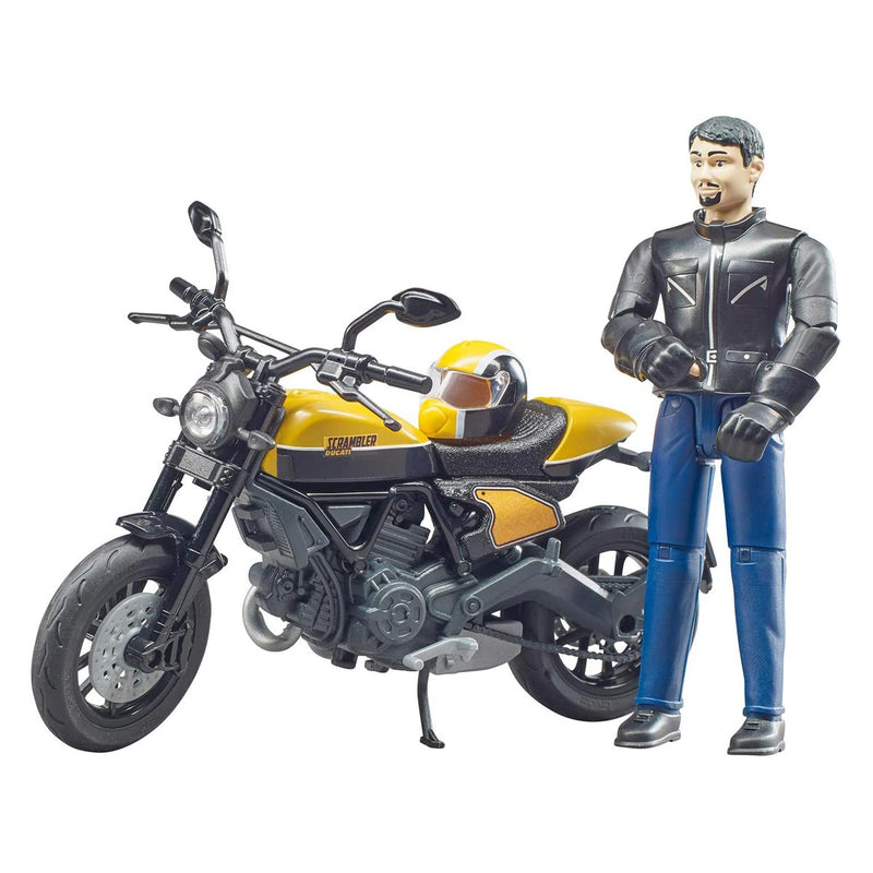 1/16 Scrambler Ducati Full Throttle with Driver by Bruder