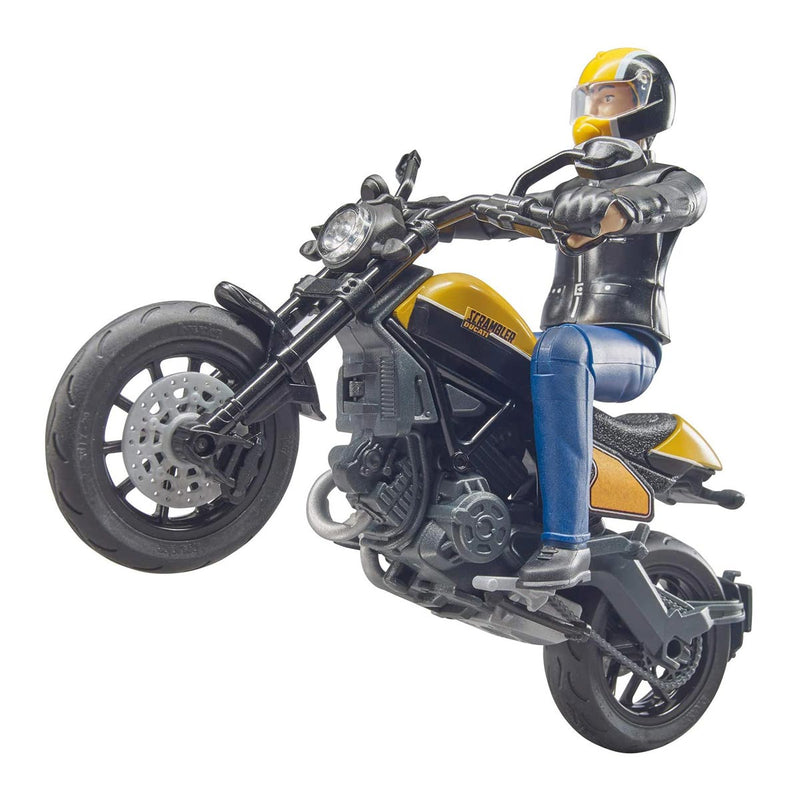 1/16 Scrambler Ducati Full Throttle with Driver by Bruder