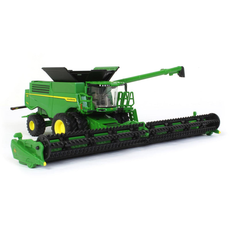 1/64 John Deere X9 1100 Combine with Duals, Corn Head & Grain Head, ERTL Prestige Collection