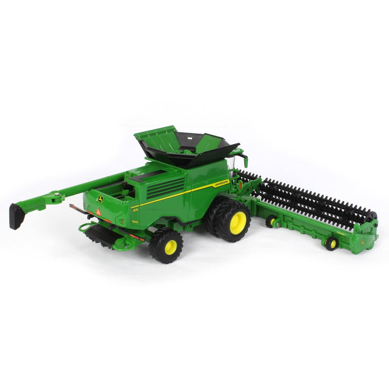 1/64 John Deere X9 1100 Combine with Duals, Corn Head & Grain Head, ERTL Prestige Collection